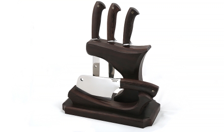 Подставка для ножей дерево венге Подставка для ножей дерево венге