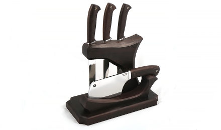 Подставка для ножей дерево венге Подставка для ножей дерево венге