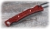 Нож складной Мексиканец, сталь Х12МФ, рукоять накладки акрил красный
