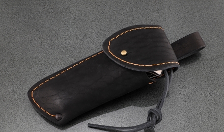 Нож складной Пчак сталь Х12МФ рукоять акрил белый мусульманский значок Нож складной Пчак сталь Х12МФ рукоять акрил белый мусульманский значок