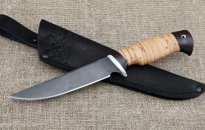 Нож Байкал сталь Х12МФ рукоять береста