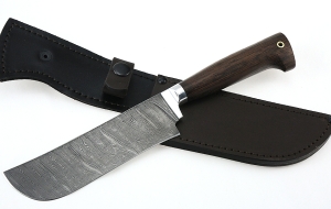 Нож Узбекский средний сталь дамаск, рукоять венге Нож Узбекский средний сталь дамаск, рукоять венге