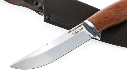 Нож Снегирь сталь 95х18, рукоять бубинга Нож Снегирь сталь 95х18, рукоять бубинга