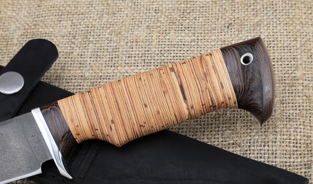 Нож Барракуда-3 сталь Х12МФ рукоять береста (NEW)
