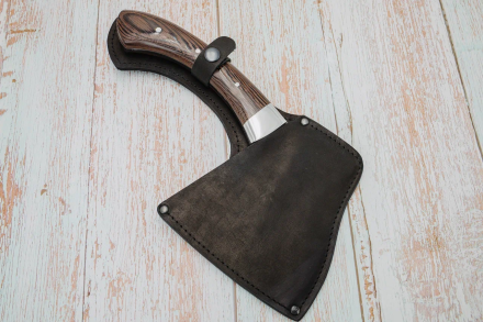 Топор - тяпка цельнометаллическая У8А накладки венге Топор - тяпка цельнометаллическая У8А накладки венге