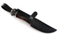 Нож Заяц сталь дамаск, рукоять венге-черный граб - _MG_2572.jpg