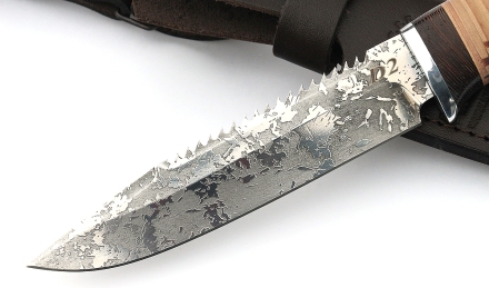 Нож Рыболов-1 сталь D2, рукоять береста Нож Рыболов-1 сталь D2, рукоять береста