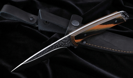 Нож №39-2 Х12МФ цельнометаллический рукоять G10 чернооранжевая Нож №39-2 Х12МФ цельнометаллический рукоять G10 чернооранжевая