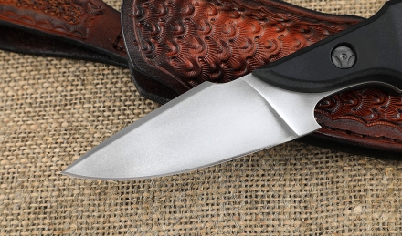 Нож Финт-3 Х12МФ акрил черный Нож Финт-3 Х12МФ акрил черный