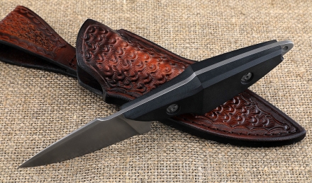 Нож Финт-3 Х12МФ акрил черный Нож Финт-3 Х12МФ акрил черный