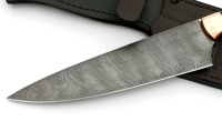 Нож Шеф №5 сталь дамаск, рукоять черный граб, бубинга - _MG_6191.jpg
