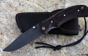 Складной нож Дельфин, сталь Х12МФ, рукоять накладки венге Складной нож Дельфин, сталь Х12МФ, рукоять накладки венге