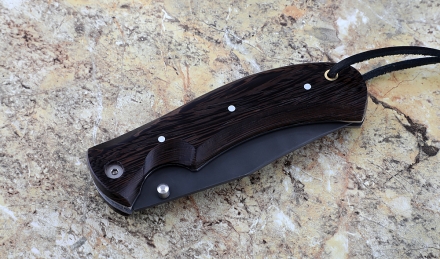 Складной нож Дельфин, сталь Х12МФ, рукоять накладки венге Складной нож Дельфин, сталь Х12МФ, рукоять накладки венге