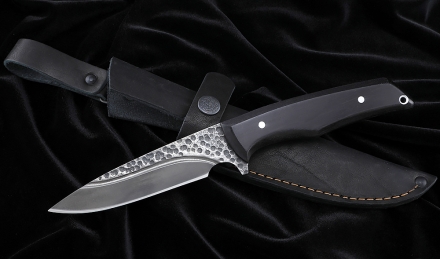 Нож №39 Х12МФ цельнометаллический рукоять черный граб
