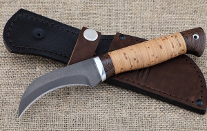 Нож Грибной сталь Х12МФ рукоять береста Нож Грибной сталь Х12МФ рукоять береста