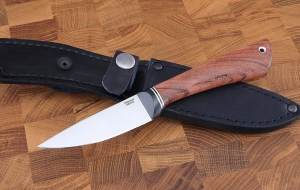 Нож Лиса сталь 95х18, рукоять бубинга