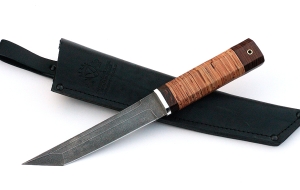 Нож Тантуха сталь ХВ5, рукоять береста Нож Тантуха сталь ХВ5, рукоять береста