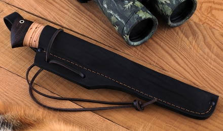 Нож Народа севера 2 малый сталь Х12МФ кованый дол рукоять береста Нож Народа севера 2 малый сталь Х12МФ кованый дол рукоять береста