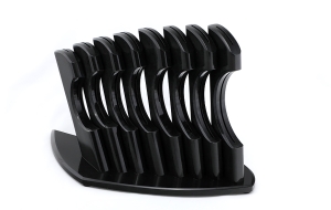 Подставка под 8 ножей акрил черный