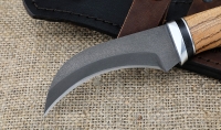 Нож Грибной сталь Х12МФ рукоять зебрано - Нож Грибной сталь Х12МФ рукоять зебрано
