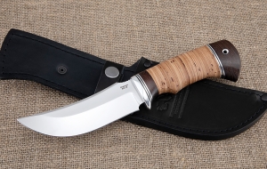 Нож Бобр сталь 95х18 рукоять береста