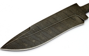 Клинок Турист, сталь дамаск