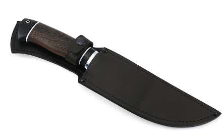 Нож Сибиряк сталь дамаск, рукоять венге-черный граб Нож Сибиряк сталь дамаск, рукоять венге-черный граб