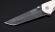 Складной нож Като, сталь булат, рукоять накладки акрил белый