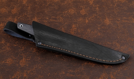 Нож Ферзь 95Х18 рукоять G10 черная, карбон Нож Ферзь 95Х18 рукоять G10 черная, карбон