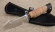 Нож Шкуросъемный-4 сталь 95Х18 рукоять береста