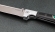 Нож складной Пчак сталь S390 накладки карбон с мусульманским значком
