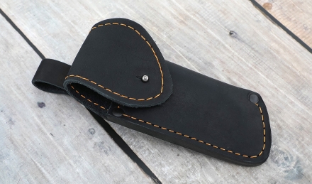 Складной нож "Ястреб" сталь х12мф, накладки акрил синий