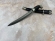 Нож Малыш-1, дамаск, рукоять и ножны черный граб (распродажа)