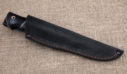 Нож Ангара дамаск ламинированный с воронением с долом черный граб железное дерево карбон Нож Ангара дамаск ламинированный с воронением с долом черный граб железное дерево карбон