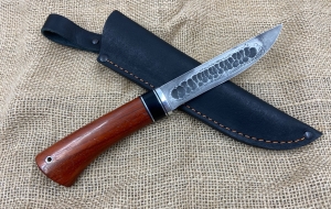 Нож "Народа севера" сталь У8А, рукоять бубинга и черный граб (распродажа)