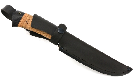 Нож Таёжный сталь ХВ-5, рукоять береста Нож Таёжный сталь ХВ-5, рукоять береста