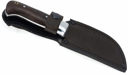 Нож Грибной сталь дамаск цельнометаллический, рукоять венге Нож Грибной сталь дамаск цельнометаллический, рукоять венге