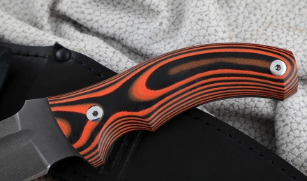 Нож Спец Х12МФ цельнометаллический рукоять микарта Нож Спец Х12МФ цельнометаллический рукоять микарта