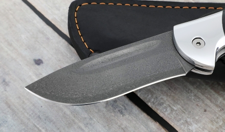 Складной нож "Ястреб" сталь х12мф, накладки G10 черный Складной нож "Ястреб" сталь х12мф, накладки G10 черный