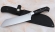 Кухонный нож Шеф №3 сталь 95Х18, рукоять черный граб с дюралью