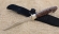 Нож Молния Х12МФ цельнометаллический рукоять мельхиор, карельская береза коричневая