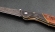 Нож складной Аист дамаск ламинированный накладки железное дерево карбон