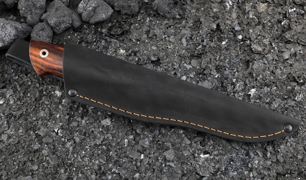 Нож Странник из щитка от пулемета Максим рукоять мельхиор, рог лося, железное дерево Нож Странник из щитка от пулемета Максим рукоять мельхиор, рог лося, железное дерево