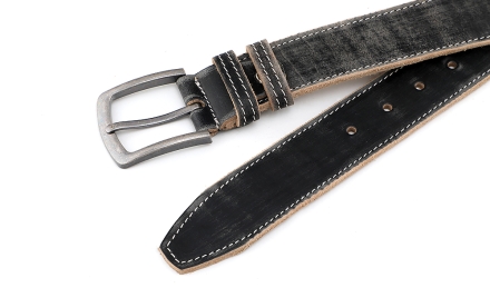 Ремень поясной черный (терка)