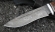 Нож Амур дамаск с долом, рукоять карельская береза коричневая