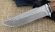 Нож Алтай из рессоры, рукоять карельская береза коричневая