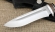 Нож Амур 95Х18 с долом, рукоять карельская береза венге