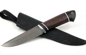 Нож Кабан сталь Х12МФ, рукоять венге черный граб Нож Кабан сталь Х12МФ, рукоять венге черный граб