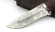 Нож Нырок сталь D2, рукоять коричневый граб