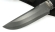 Нож Аллигатор сталь булат, рукоять черный граб-карельская береза, мельхиор